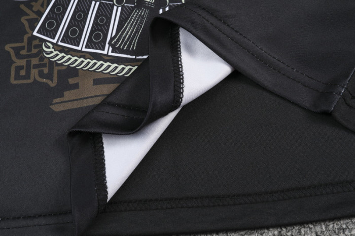 24-25 Japan Black Kids Half Pull Tracksuit (童装半拉链)(宫本)
