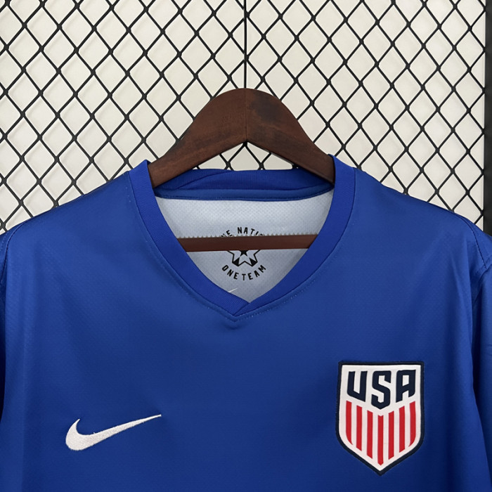 24-25 USA Away 1:1 Fans Soccer Jersey