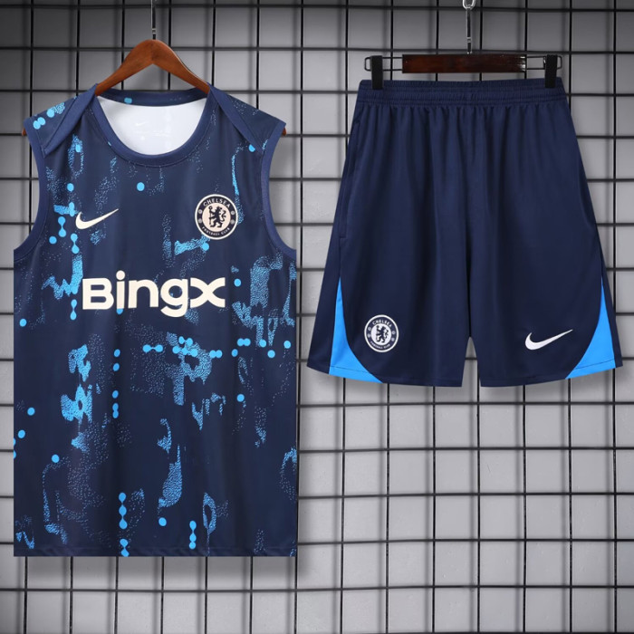 24-25 CHE Royal blue Tank top and shorts suit