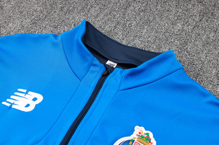 24-25 Porto Fancy blue Half Pull Tracksuit (半拉链)
