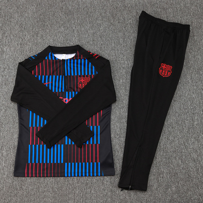 24-25 BAR Red blue Kids Half Pull Tracksuit (童装)(半拉链)