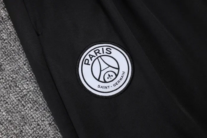 2025-26 PSG Jordan Black Half Pull Tracksuit #B2573(半拉链）