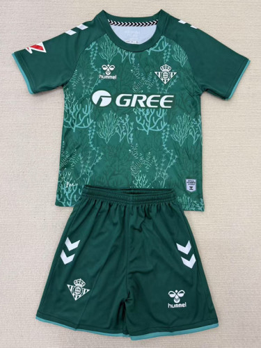 25-26 Real Betis Dark Green Kids Soccer Jersey