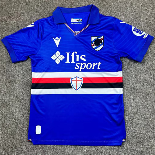 2025-26 Sampdoria Home Fans Soccer Jersey