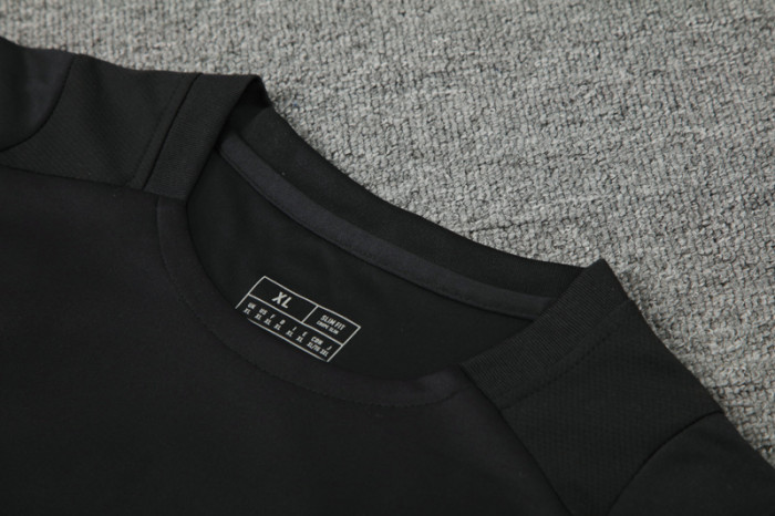 24-25 Germany Black Tank top and shorts suit