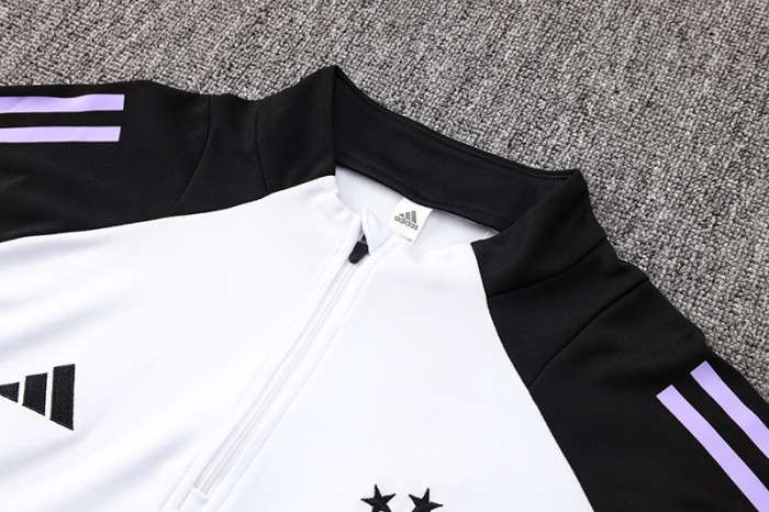 24-25 Germany White Half Pull Tracksuit (半拉链)