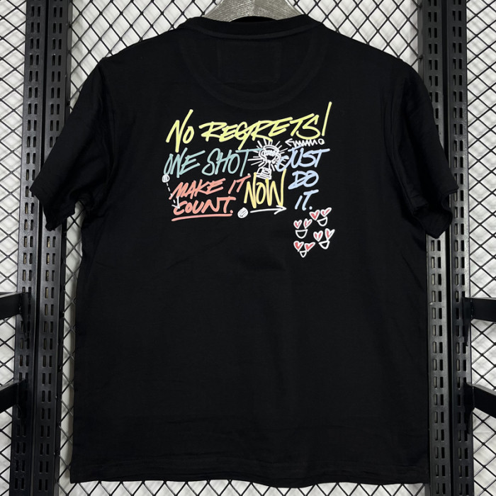 T258 NK Black High Quality Casual T-Shirt