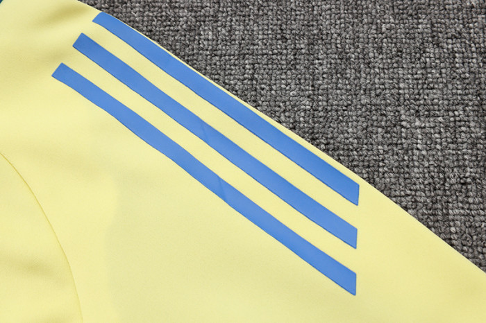 24-25 Ajax Yellow Half Pull Tracksuit (半拉链)