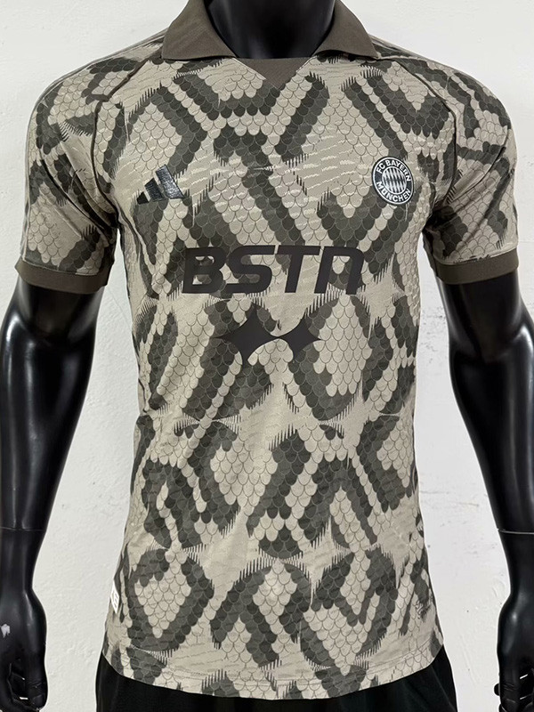 2025 Bayern Grey Joint Edition Player Version Soccer Jersey