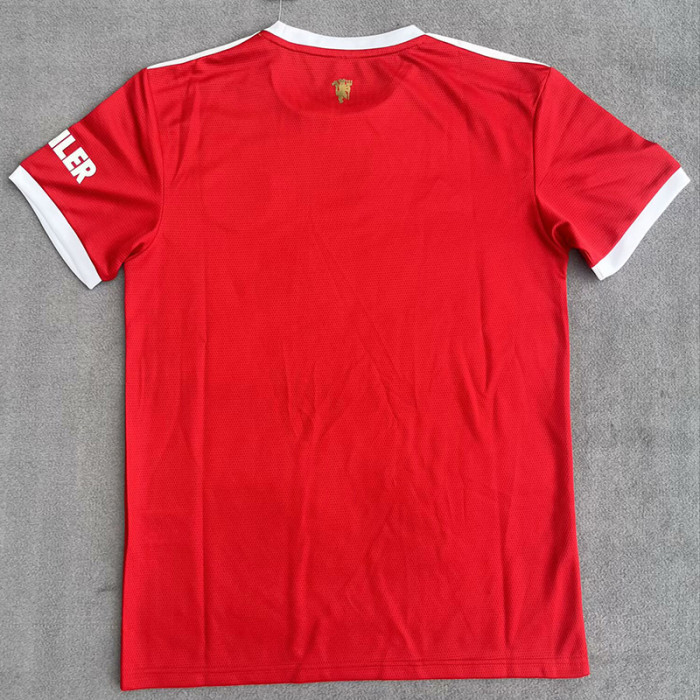 21-22 Man Utd Home Fans Soccer Jersey