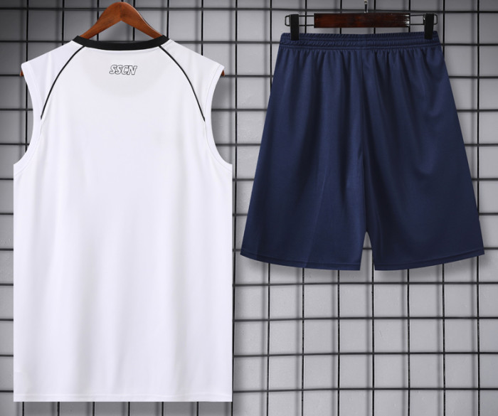 24-25 Napoli White Tank top and shorts suit