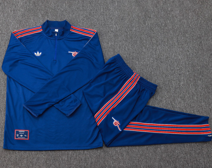 2025-26 ARS Royal blue Kids Half Pull Tracksuit#E2512(童装)(半拉链)