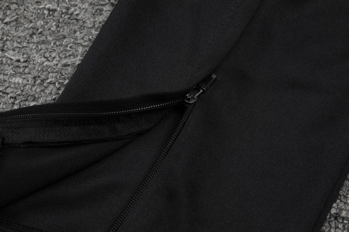 2024 NK Black Half Pull Tracksuit (半拉链)