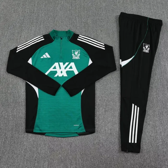 25-26 LIV Green Half Pull Tracksuit (半拉链)