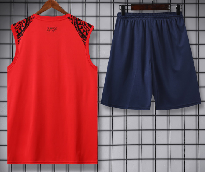 24-25 Napoli Red Tank top and shorts suit