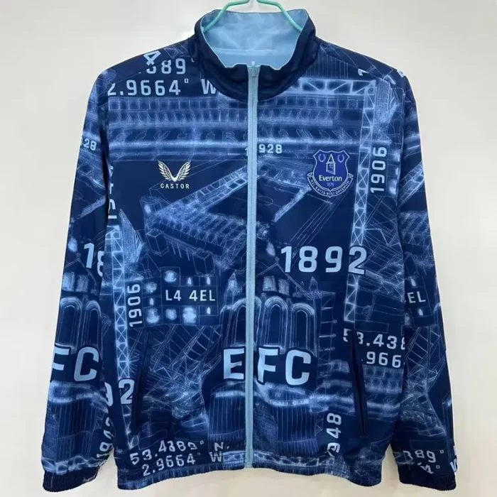 25-26 EVE Blue & Royal Blue Double Sided Windbreaker (双面风衣)