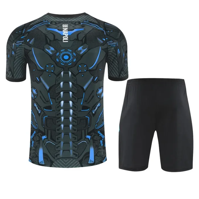 25-26 Napoli Grey Training Short Suit