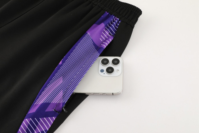 24-25 Germany Purple Black Jacket Tracksuit #02