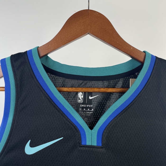 22-23 Dallas Mavericks IRVING #11 Blue Black Top Quality Hot Pressing NBA Jersey
