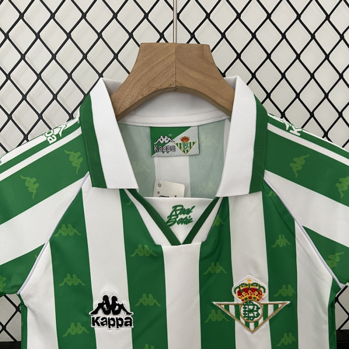 1995-1997 Real Betis Home Kids Retro Soccer Jersey