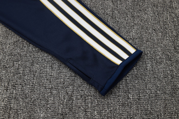 25-26 JUV Royal blue Half Pull Tracksuit #B2503(半拉链)