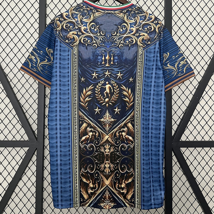 24-25 Italy Blue Special Edition Fans Soccer Jersey