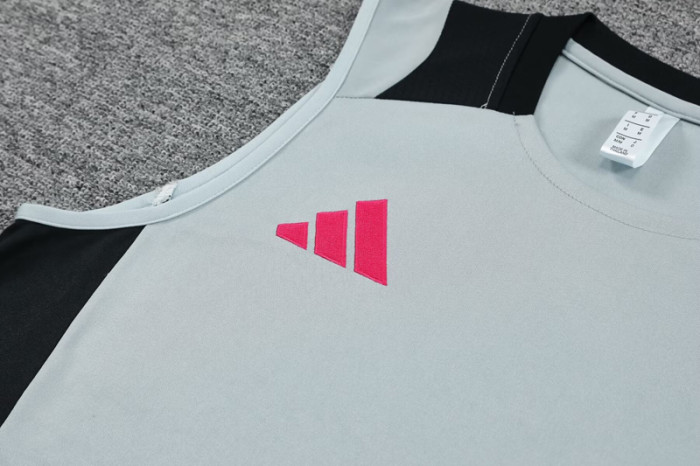 2024 AD Grey Tank top and shorts suit