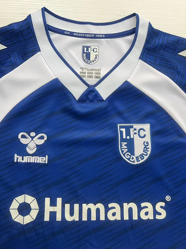 2025-26 Magdeburg Home Fans Soccer Jersey