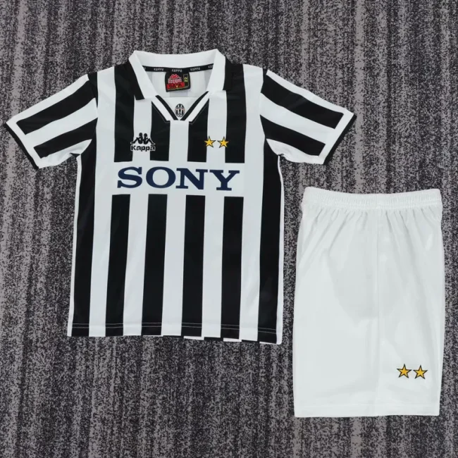 1995-1997 JUV Home Kids Retro Soccer Jersey