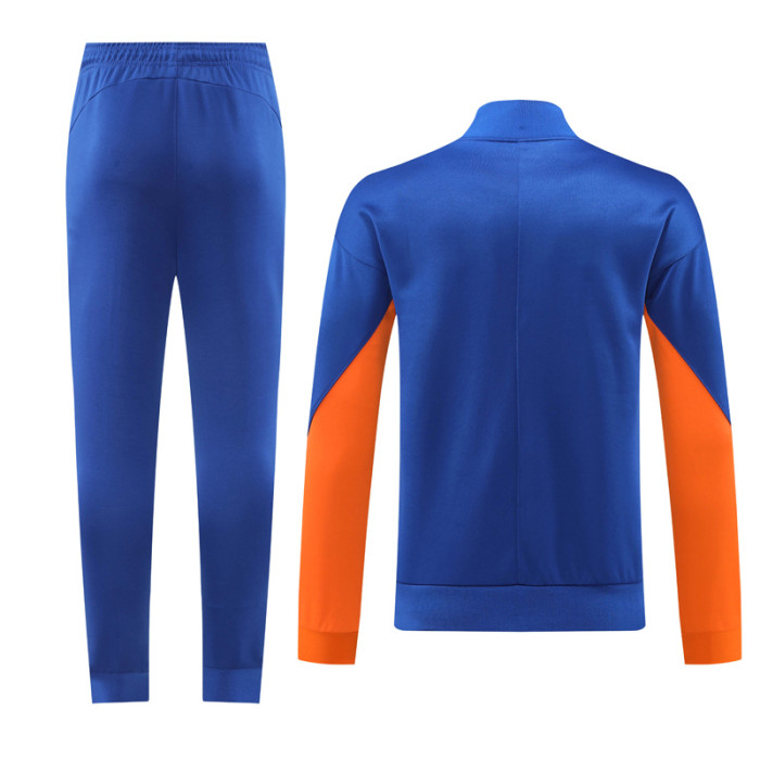 24-25 Netherlands Fancy blue Jacket Tracksuit #01