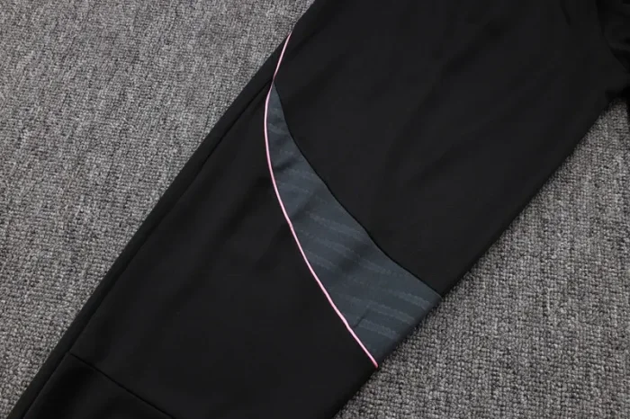 2025-26 JUV Black Kids Half Pull Tracksuit #E25110(童)(半拉链)