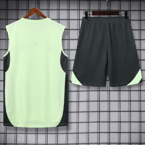 2025-26 RMA Light green Tank top and shorts suit