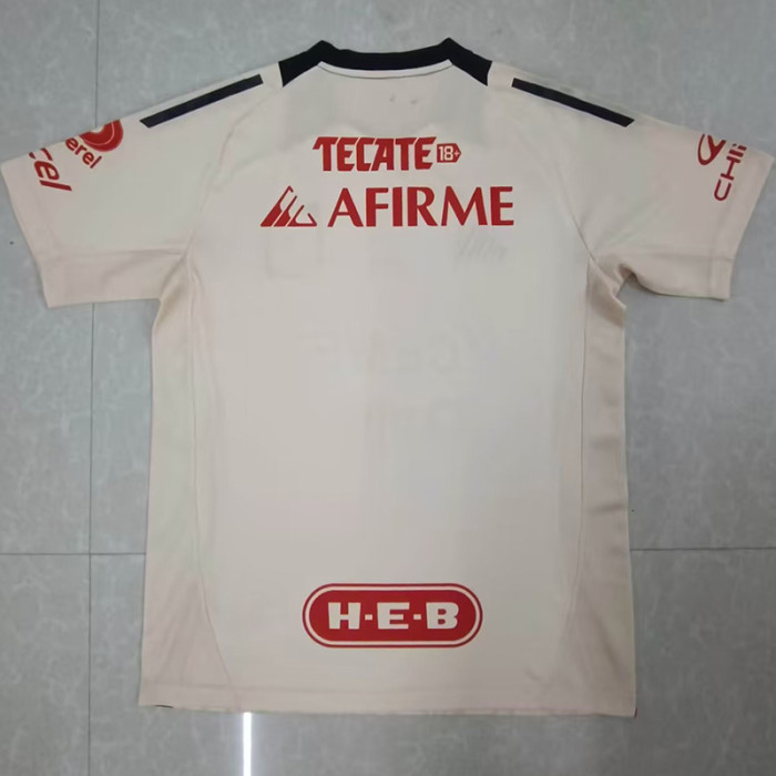 24-25 Tigres UANL Light Yellow Limited Edition Fans Soccer Jersey