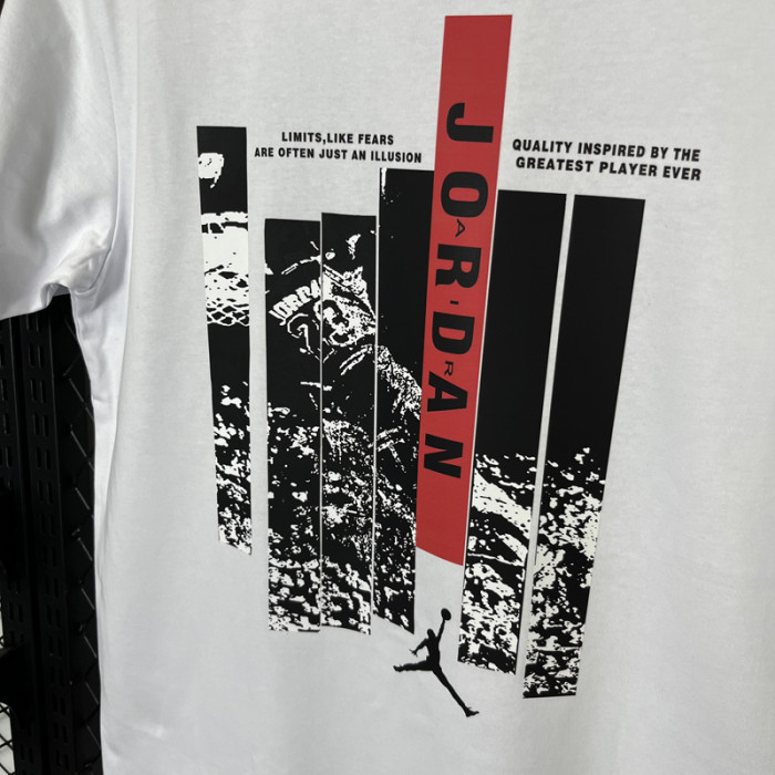 T282 Jordan White High Quality Casual T-Shirt