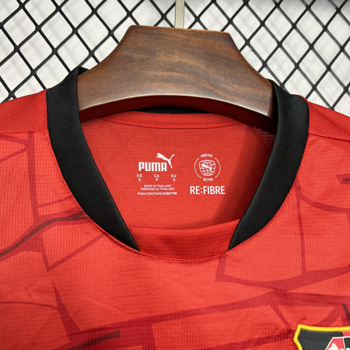24-25 Stade Rennais Home Fans Soccer Jersey