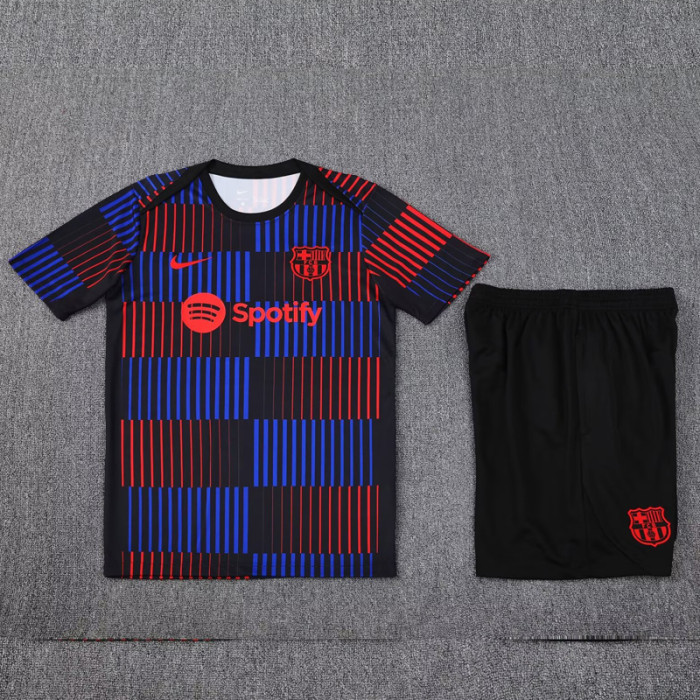 25-26 BAR Red blue Training Short Suit