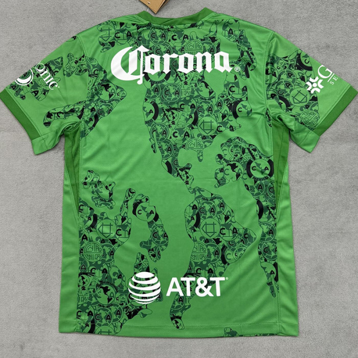 24-25 Club America Green Goalkeeper Soccer Jersey