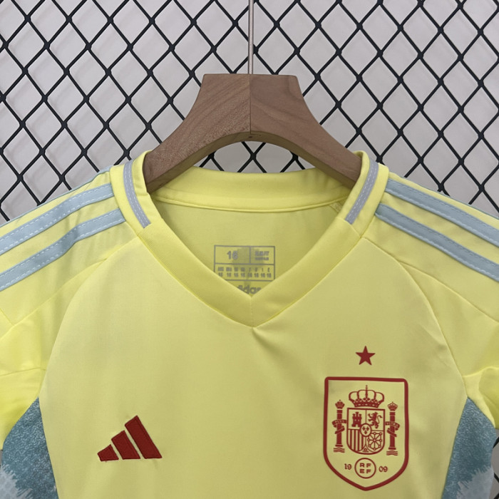 24-25 Spain Away Kids Soccer Jersey