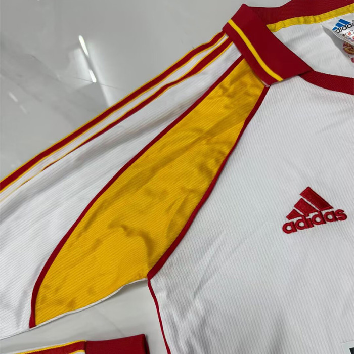1999-2000 Galatasaray Away Long Sleeve Retro SoccerJersey (长袖）