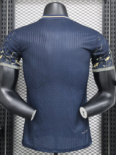 24-25 Brazil Blue Black Special Edition Player Version Soccer Jersey