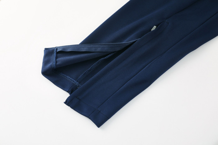 2025 NK Royal blue Half Pull Tracksuit #NB09 (半拉链)
