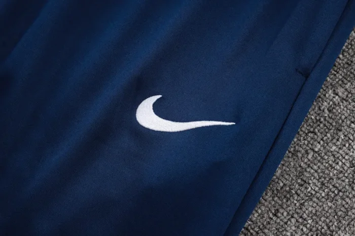 25-26 PSG Royal blue Half Pull Tracksuit #B2566(半拉链