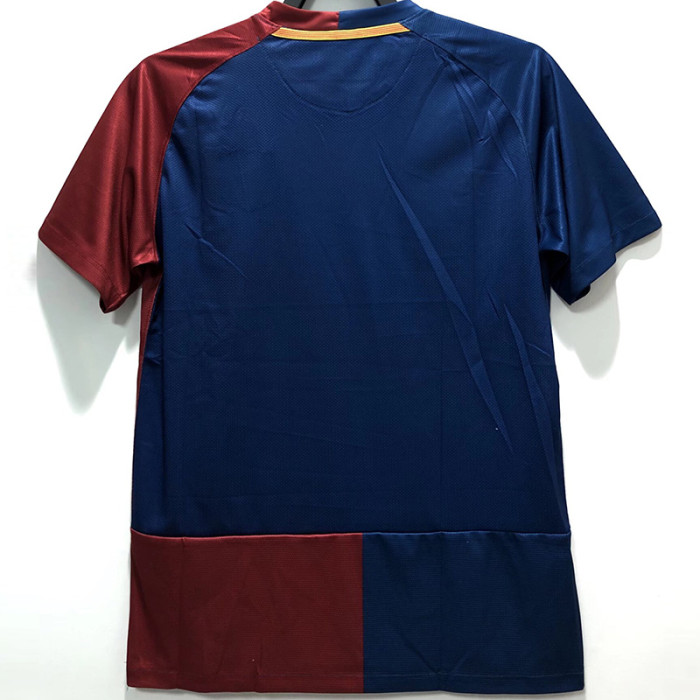 2008-2009 BAR UCL Version Home Retro Soccer Jersey(UCL版暗色有决赛字)