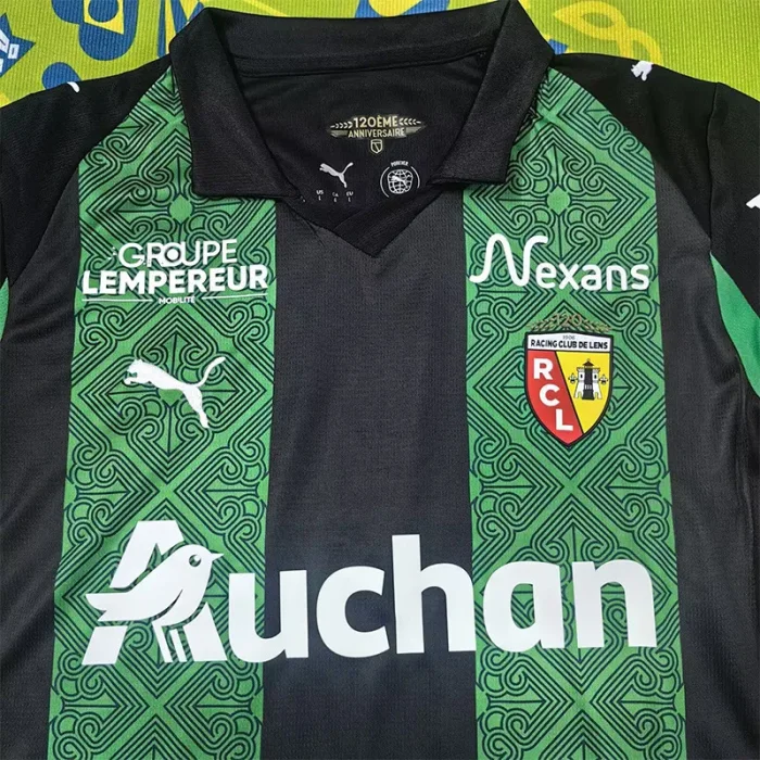 2025-26 RC Lens Away Fans Soccer Jersey (全广告)