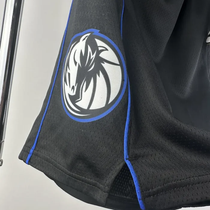 2023-24 Dallas Mavericks Black City Edition Top Quality NBA Pants