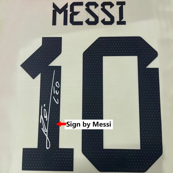 22-23 Argentina Home 3 Stars Player Version Soccer Jersey (三星)