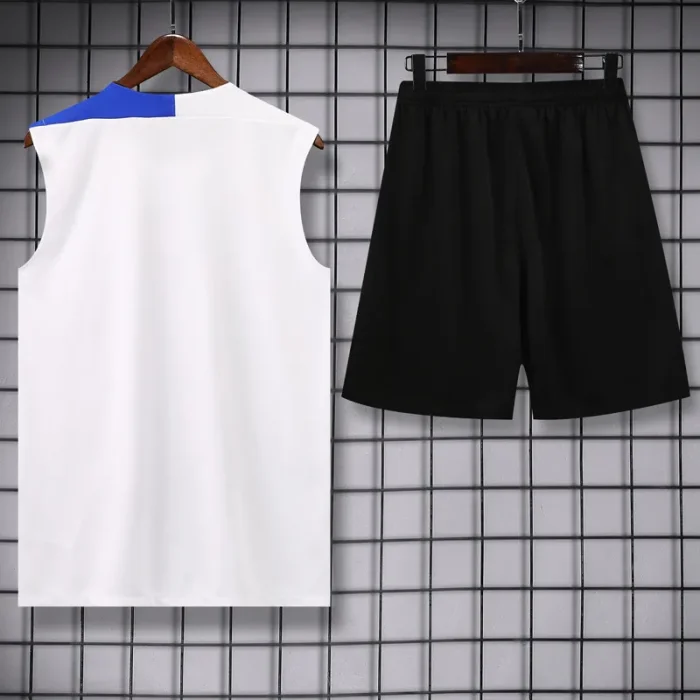 2025-26 PSG White Tank top and shorts suit