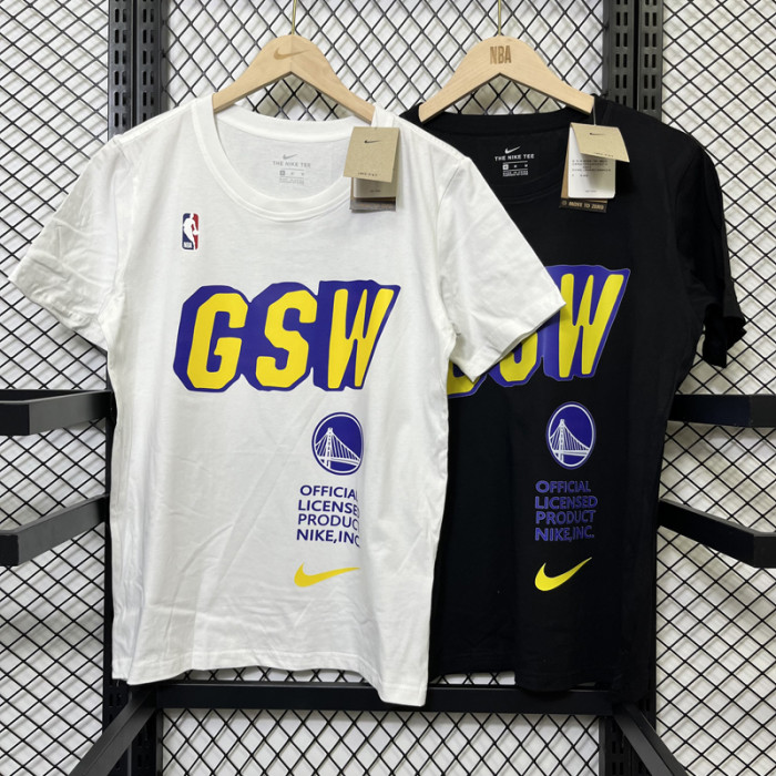 T112 Warriors GSW Black High Quality Casual T-Shirt