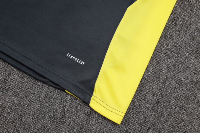 2025-26 RMA Dark gray Kids Half Pull Tracksuit#E25119(童装)(半拉链)