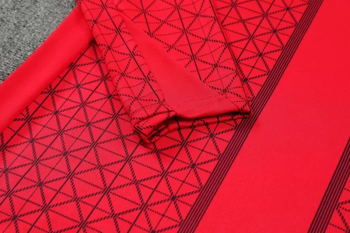 2025-26 PSG Red Half Pull Tracksuit (半拉链)